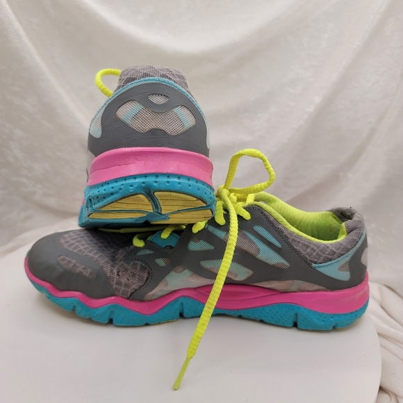 Under Armour Neon 4D Foam Heat Gear Running Gym Shoes Size 10 - Picture 5 of 10